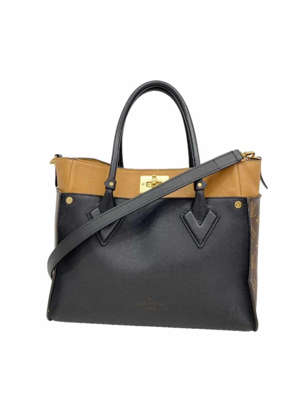 Louis Vuitton Tote Bag Monogram on My Side MM Noir 2-Way